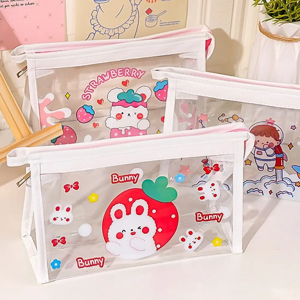 

Cosmetic Bags Waterproof Korean Style Large Capacity Children Pencil Pouch Stationery Bag Desktop Storage Bags Pencil Bag