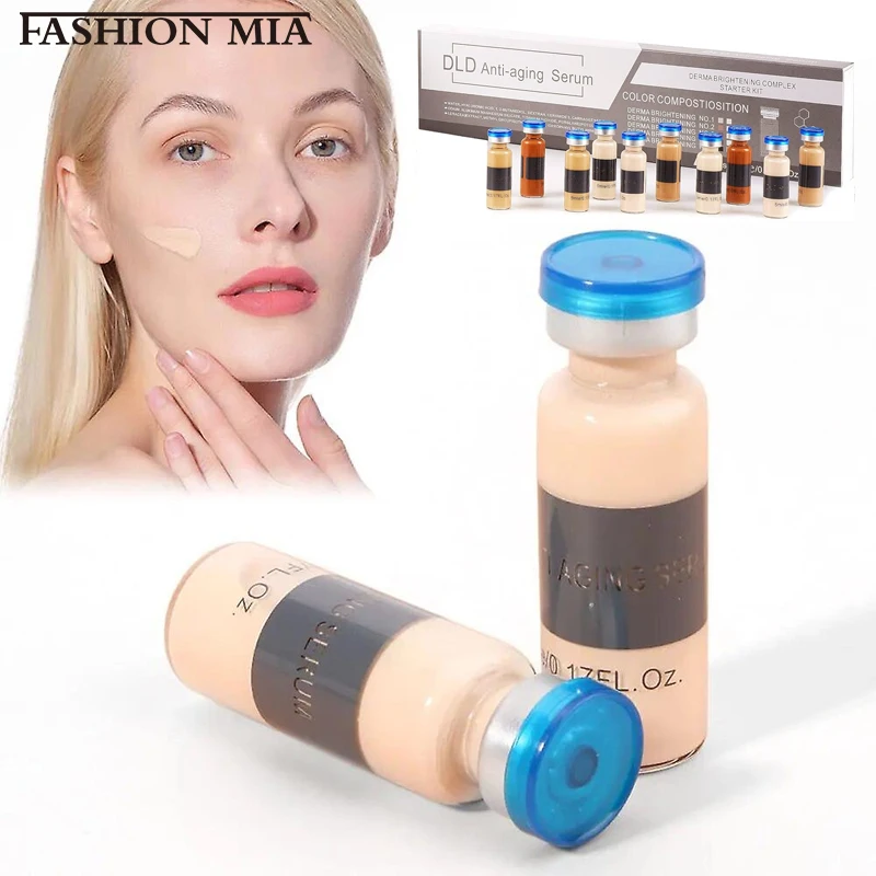5pcs BB Cream Glow Serum Pigment Starter Kit Peptide Facial Foundation Cream Hyaluronic Acid Moisturizing Skin Care Beauty facial serum liquid foundation cc cream air cushion cream cushion foundation makeup cosmetics makeup cream waterproof foundation stick foundation air cushion bb cream