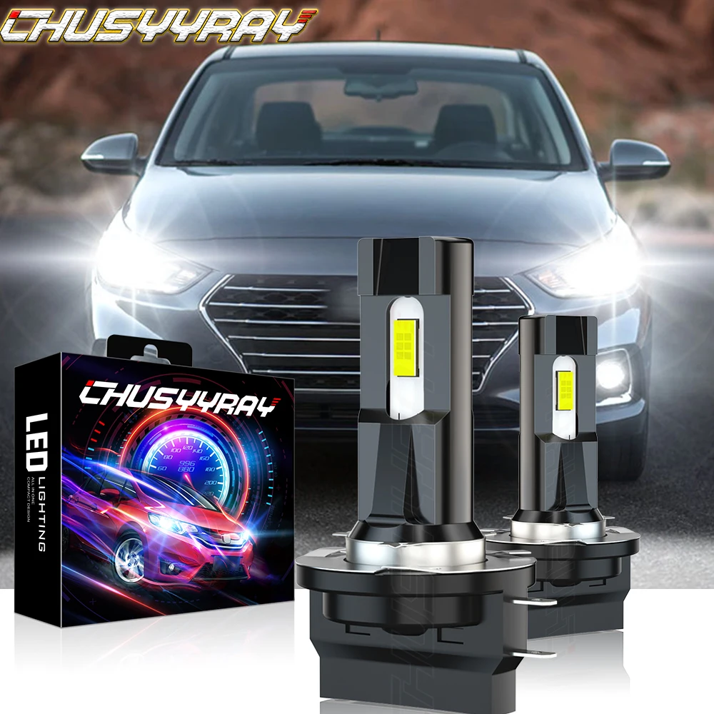 

CHUSYYRAY 2X H11B LED Bulbs Compatible For Hyundai Veloster 2012 2013 2014-2017 Headlight Low Beam Kit Fit For H11 H8 H9