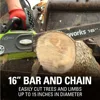 40V 16" BL Chainsaw, 4.0Ah Battery and Charger Included 5