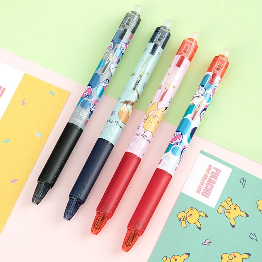 Japan PILOT Cute Stationery Limited Multi-Function Cartoon Anime Character Erasable Neutral Hand Account Signature Pen 0.5/0.38