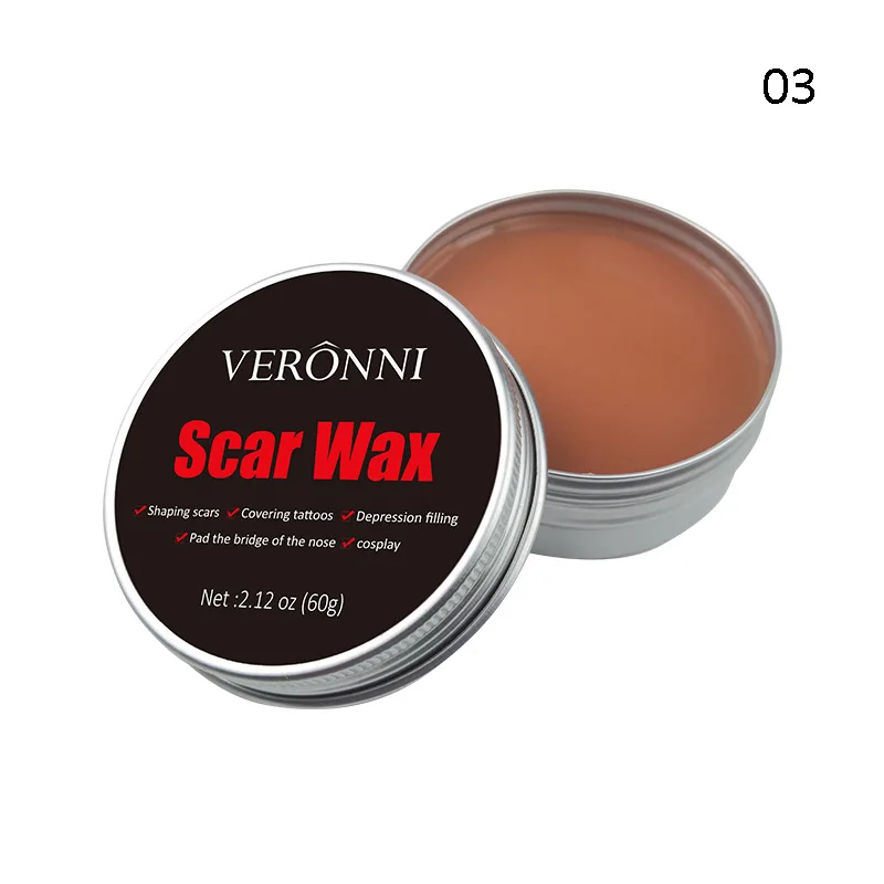 Film Television Makeup Skin Wax Pads Nose Bridge Scar Masking Injury Effect Halloween Pads Nose Skin Wax Cosmetics Wholesale Hot 6