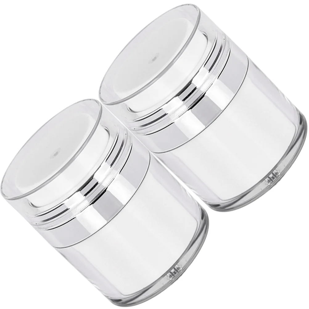 

Bottled Pump Jars Cream Vacuum Moisturizer Container with Airless Push Dispenser Moisturiser