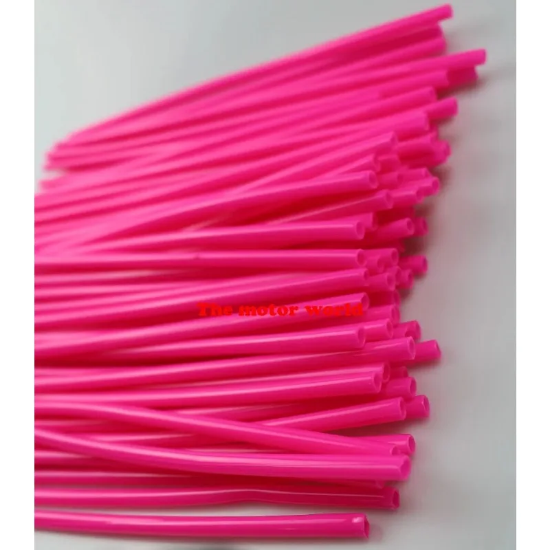 colorfull 72PCS Bike Motorcycle Mountain MTB Wheel Modification Spokes Sleeve Tube Safety Snap-On Clip Warn