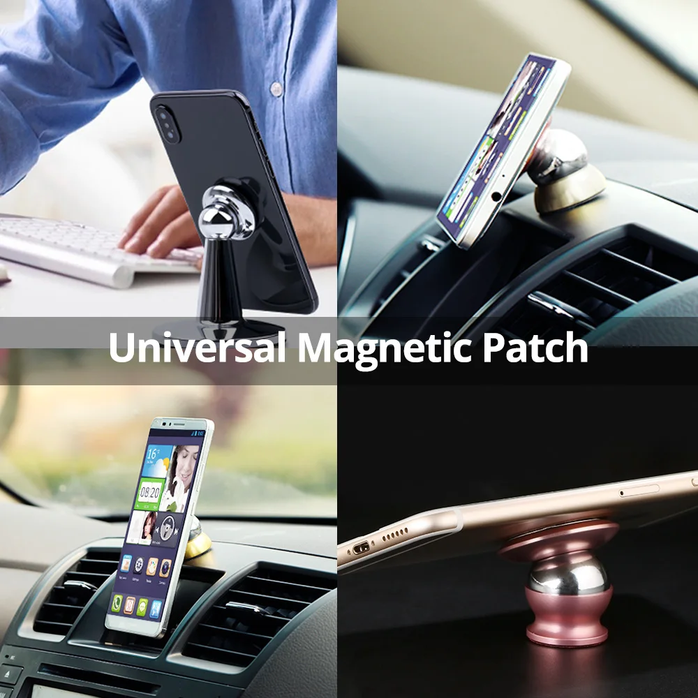 Thin Metal Plate Disk For Magnetic Car Phone Holder Iron Sheet Sticker Disk For Magnet Tablet Desk Phone Car Stand Mount Round