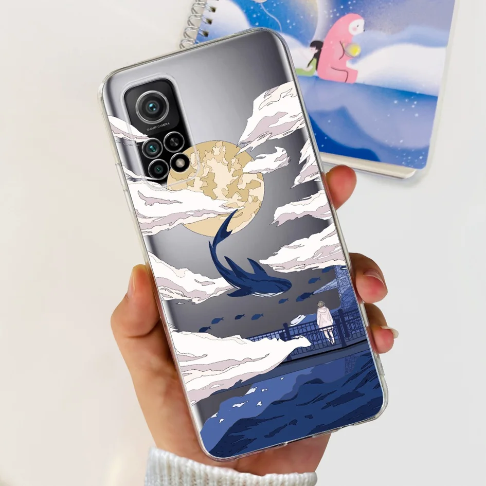 Fashion Marble Transparent Silicone Phone Case with Soft Bumper