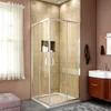 Corner Shower Enclosure 36. D. X 36. W. X 72. H, Double Sliding Shower Door with 1/4 in. Corner Shower 1