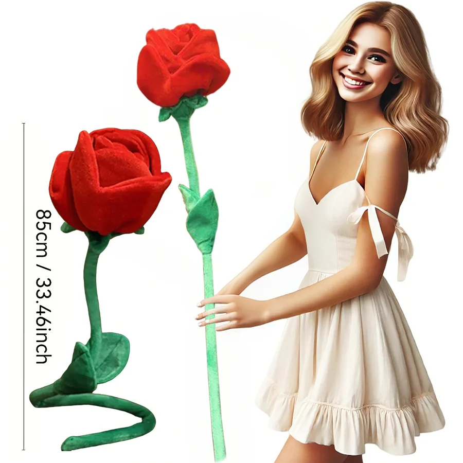 Plush Artificial Rose Bouquet 85cm Large Home Decoration Valentine's Day Mother's Day Gift