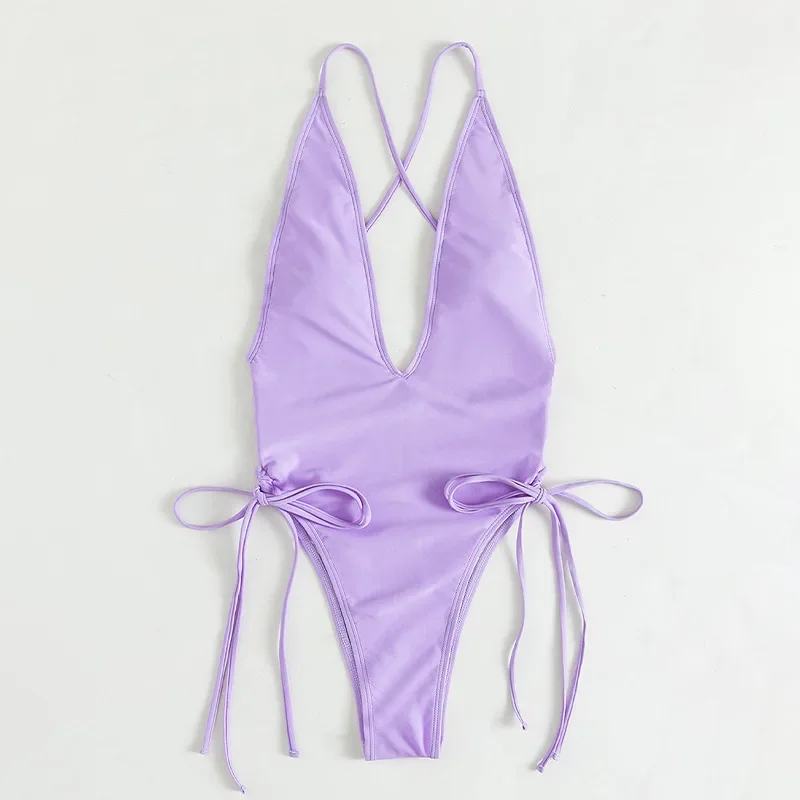Swimsuit Woman 2024 Swimsuit Swimwear For Women Solid Push Up Women‘s Bathing Suit Beachwear Female Bodysuit