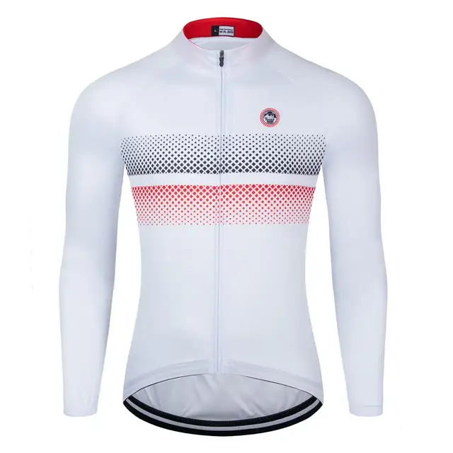 Team Spring /Autumn Cycling Jersey Long Sleeves Men MTB Bicycle Shirt Team Bike Wear Summer Outdoor Quick Dry Clothes Sportswear 3