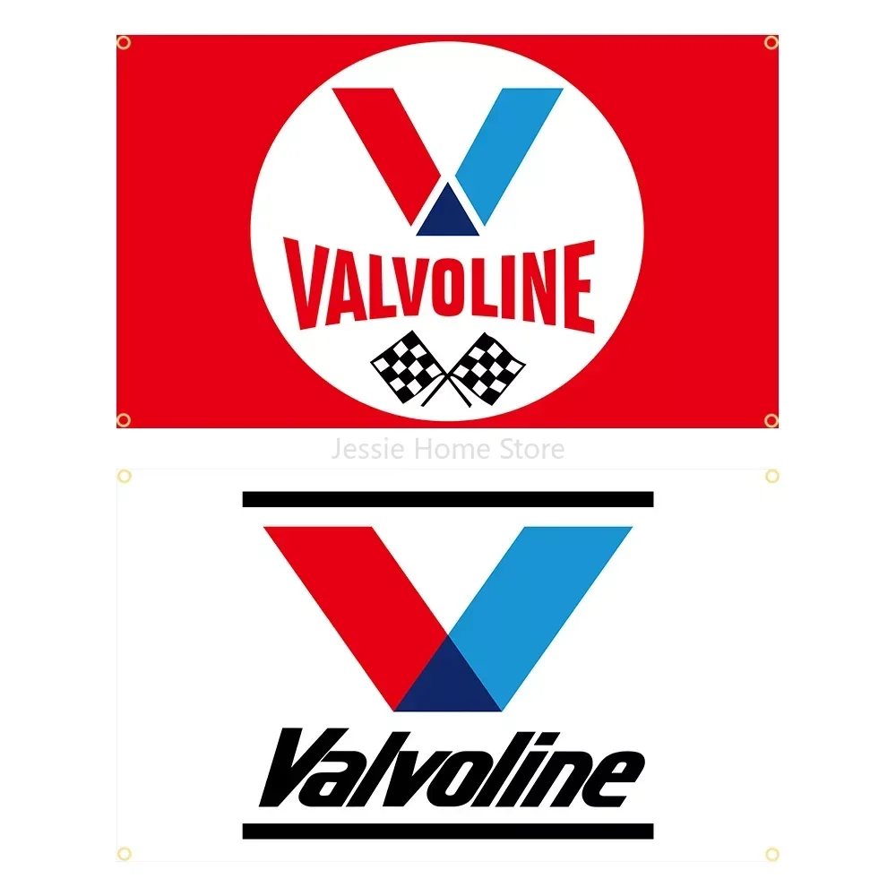 90X150Cm Valvolines Engine Oil Flag Poliestere Stampato Racing Car Banner Garage O Outdoor Per La Decorazione