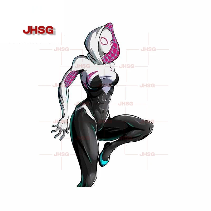 

Забавная мультяшная Женская наклейка на автомобиль, изысканная наклейка «сделай сам», водонепроницаемая виниловая аниме наклейка на багажник RV JDM, аксессуары для автомобиля и мотоцикла