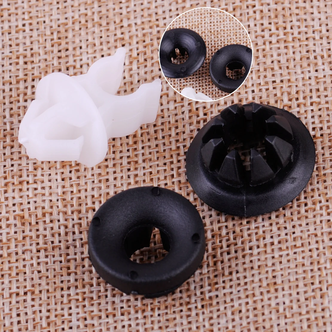 3PCS/Set Car Hood Support Prop Rod Holder Clips Rod Holder Car Accessories 91503-SS0-003 For Honda Accord Odyssey Prelude car hood prop rod clip