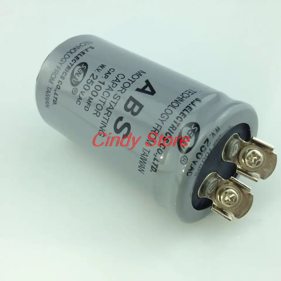 Condensatore Avvio Motore Elettrico Condensatore Motore Avviamento 200 UF / 320V &ndash; Con Cavo Incluso, Compatto E Duraturo Motore Kft