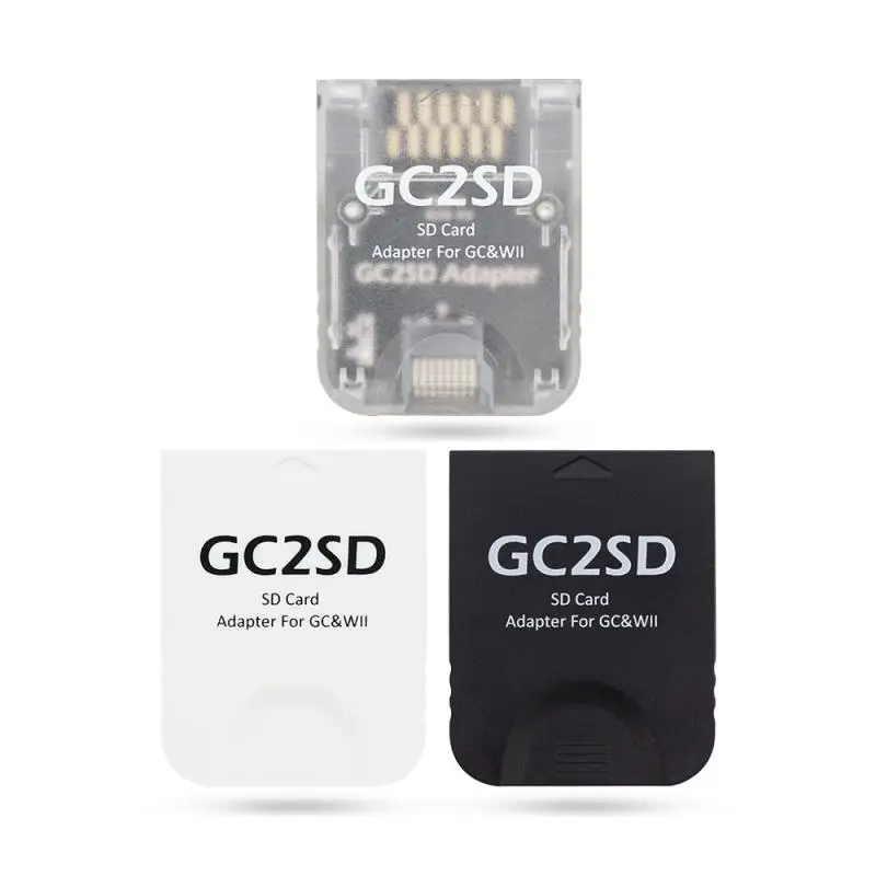 Per Gamecube Wii Card Adapter Gc2Sd Memory Card Adapter Lettore Di Schede Tf Portatile Per Game Wii Console Sd2Sp2