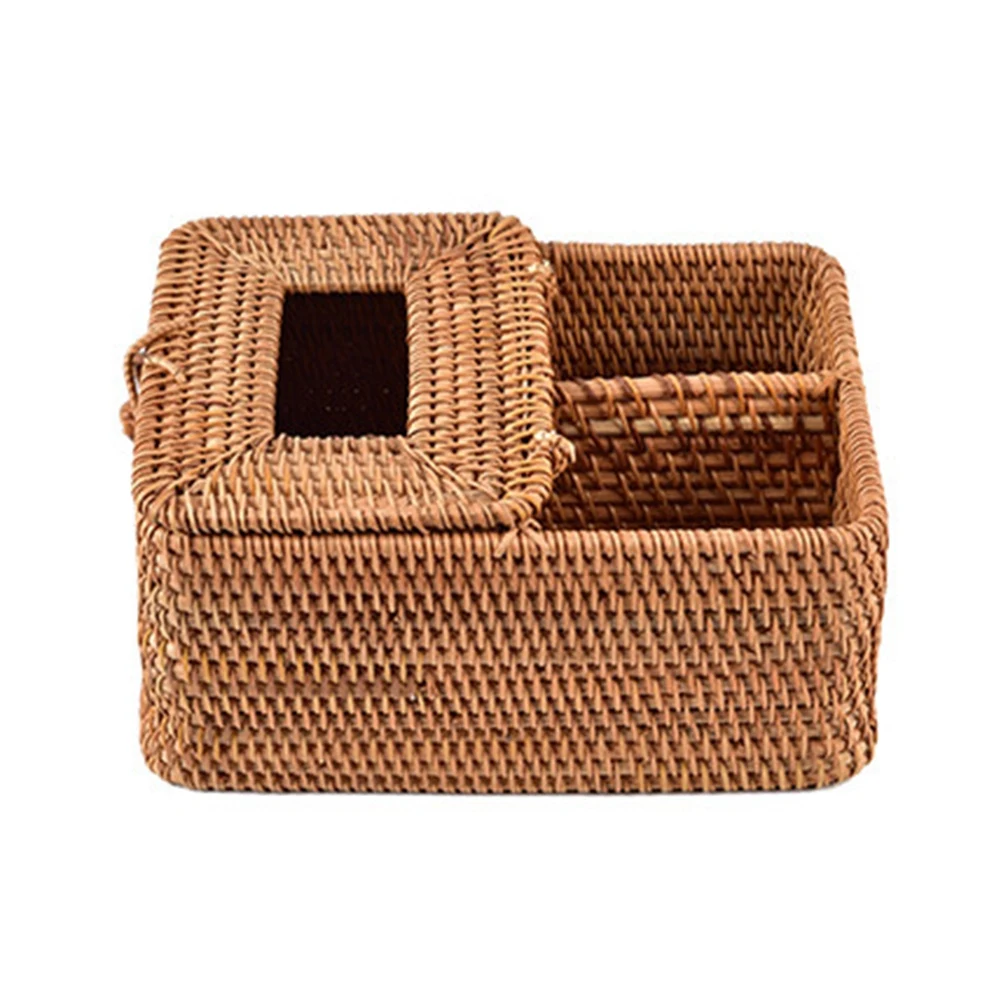 

Ротанговая коробка для салфеток, домашний декор, ручная работа, ротанговая коробка для салфеток для бара, дома, отеля и офиса, C