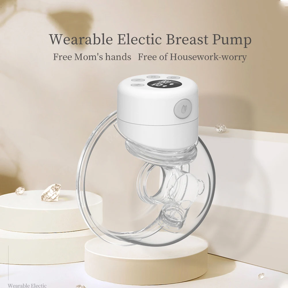 S12 Wearable Electric Breast Pump Silent Invisible Hands Free Breast Pump Comfort Milk Collector Milk Puller BPA-free 4