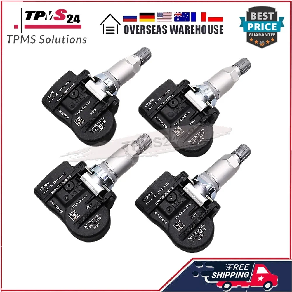 Ÿ̾     5  C50 Ϲ H5 H6 433MHz TPMS , Ÿ̾   3641100AKZ16A, 4PS
