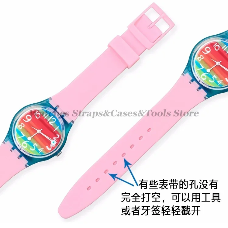 Soft Silicone Sports Watch Band - Rubber Strap Replacement