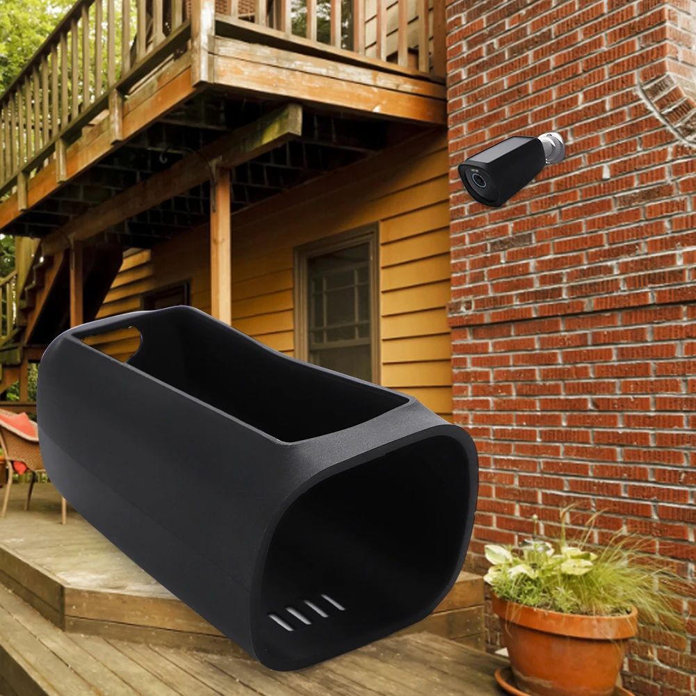 Security Camera Protective Case Silicone Camera Housing UV-proof Weather-proof security camera cover For Eufy Cam 3 Add-on Wireless Security