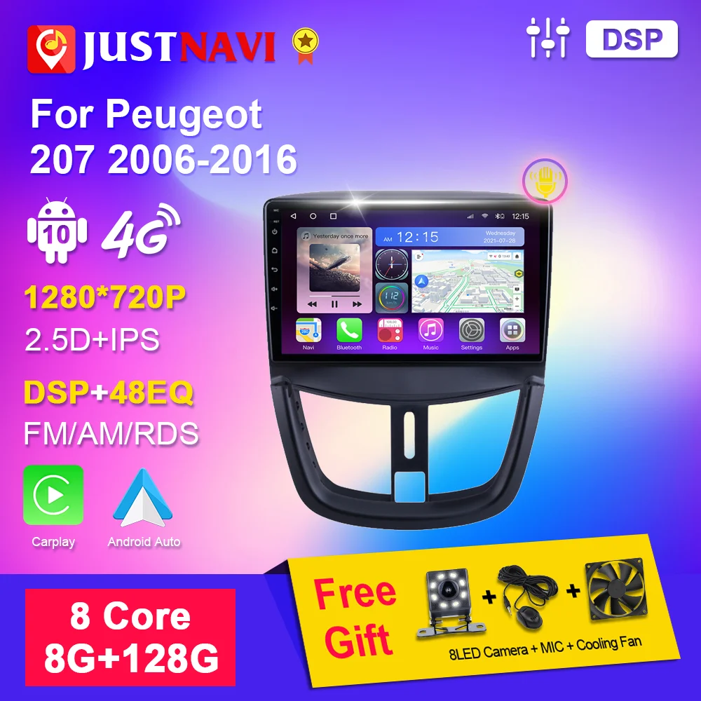 2din peugeot 207