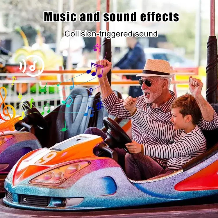 Rides Ground- Grid Toy On Bump Playground Children's Electric Bumper Car For Kids