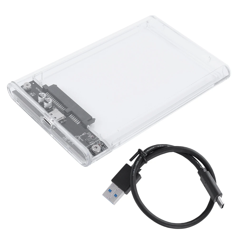 USB 3.1 C Ÿ  ϵ ̺ Ŭ,  ϵ ũ ̽  UASP, 2.5 ġ, 7mm, 9.5mm, SATA HDD SSD, 10Gbps