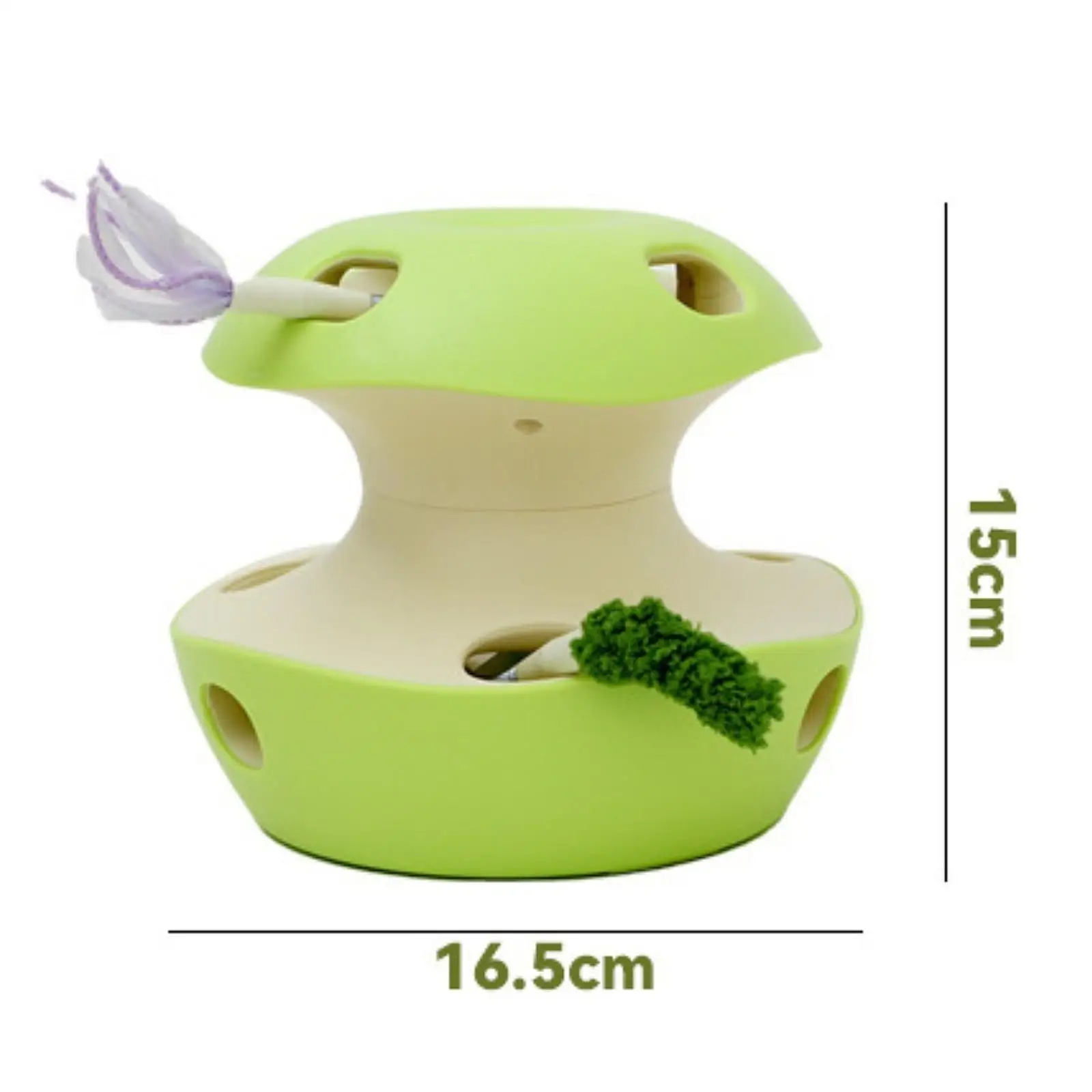 Interactive Cat Toy Educational Pet Supplies Gifts for Indoor Cats Anti Slip Funny Electronic Whack A Mole Automatic Cat Toy