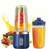 Juicer Cup + Portable Outdoor Cup, Dual Cups, Detachable, Easy To Clean, For Making Fine Juice, Fruit Blender, Beverage Maker, Suitable For Home, Outdoor Travel, Office, USB Charging, Portable Blender, Juice Mixer - Perfect Gift For