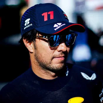 남녀공용 선풍기 선바이저 모자, F1 세르히오 페레즈 캡, 오라클 레드 레이싱 2023 F1 캡, 포뮬러 원 캡