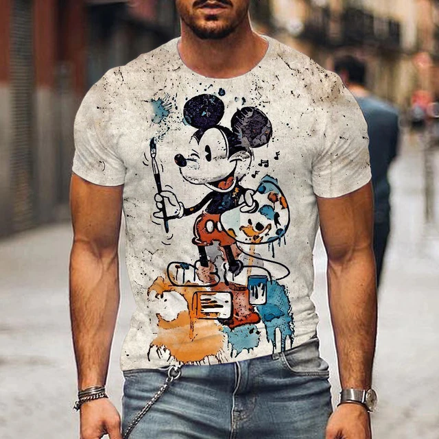 Summer Disney T-Shirts Inside Out Cartoon Anime 3D Print