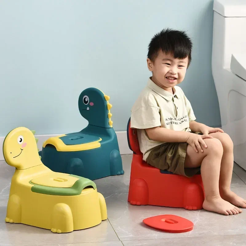 Baby Potty Cartoon Dinosaur Boy Girl Beginner Potty Baby Toddler Thickening Urinal Splash Proof Children Urinal Toilet Supplies 3