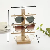 Multi Layers Wood Sunglass Display Racks Shelf Eyeglasses Show Stand Jewelry Holder for Multi Pairs Glasses Showcase Women Gift 1