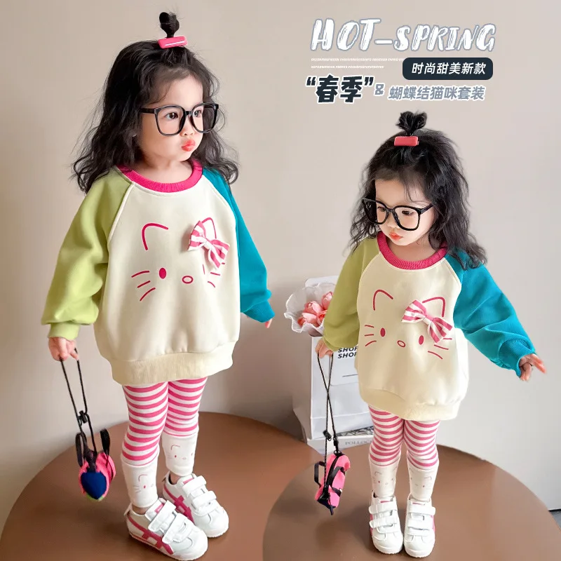 فتاة الملابس مجموعة الخريف طفل بلوزات البلوز لطيف...