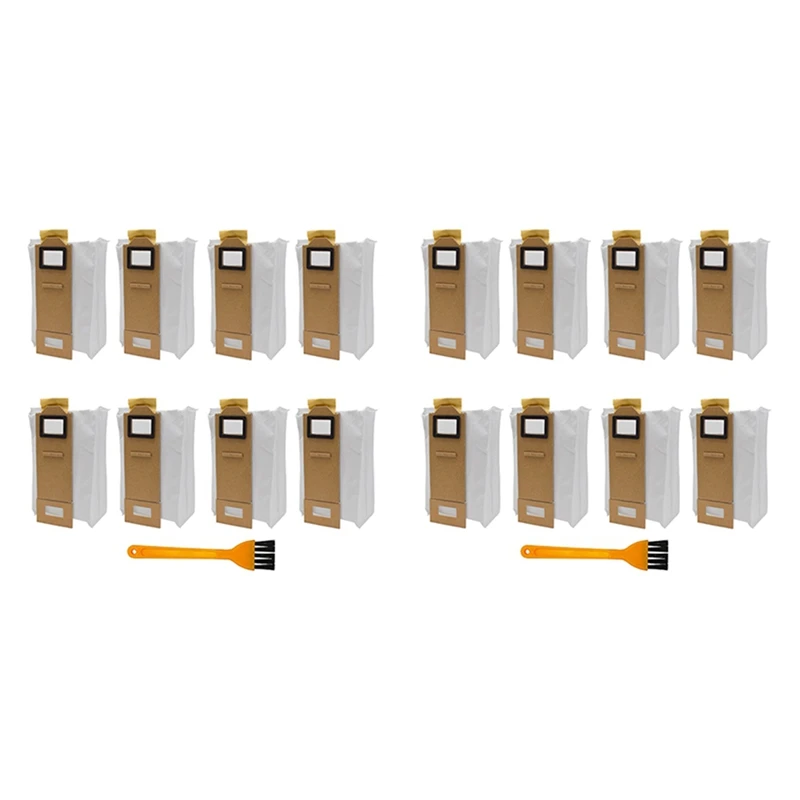

16X Dust Bag For Xiaomi Roborock S7 T7S T7plus Vacuum Cleaner Parts Household Cleaning Replace Tools Accessories