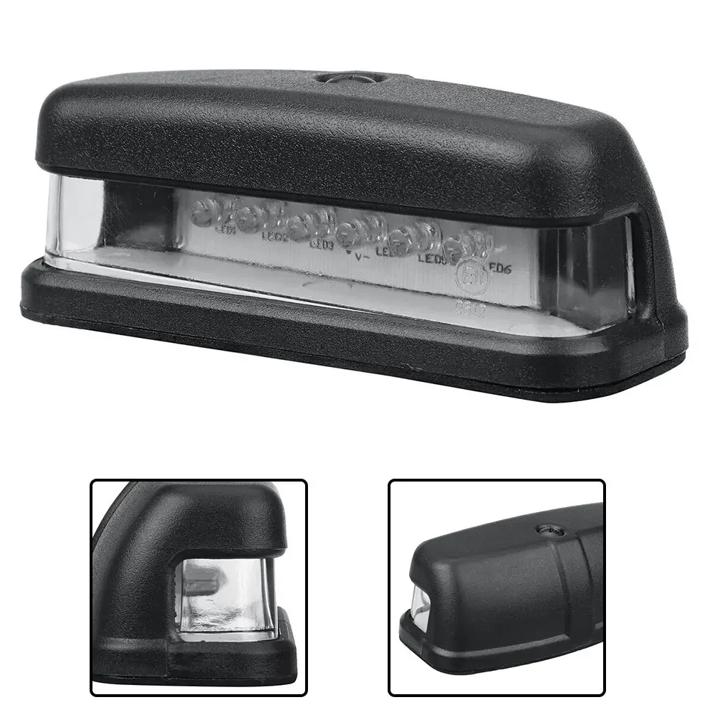 

Truck Number Plate Light Low Power Consumption LED Shock Resistant Waterproof 10-30V ABS Clear Lens Accessories