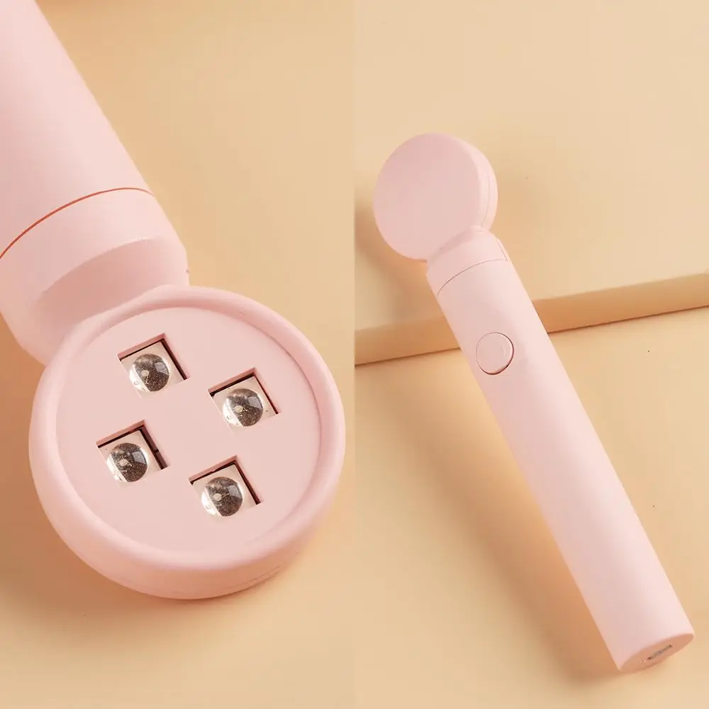 Handheld Mini Nail Dryer Large Capacity Chargeable Battery Uv Led Nail Lamp Gel Polish Curing Machine Portable Flashlight Lamp 3