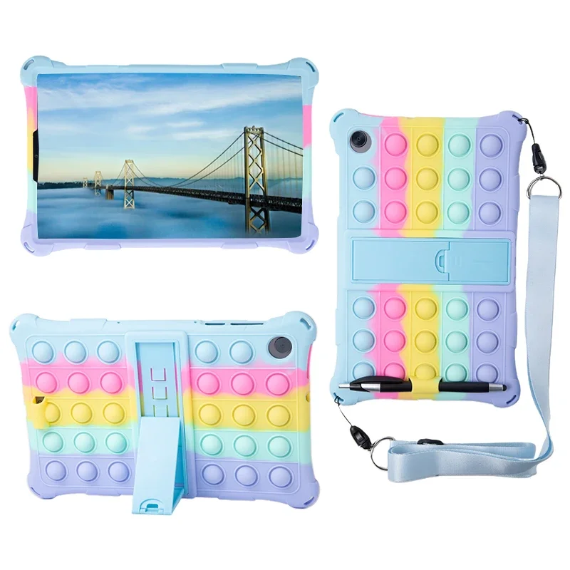 Capa Bolha Macia para Lenovo Tab Tab M10 Fhd Além Disso 10.3 Case 3ª Geração 10.6 Tb125fu 128fu M10 hd 10.1 ° Tb328fu