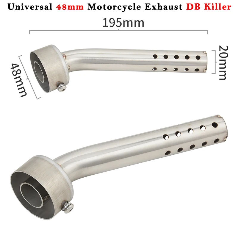 48mmUniversalMotorcycleExhaustMufflerInsertBafflePressure