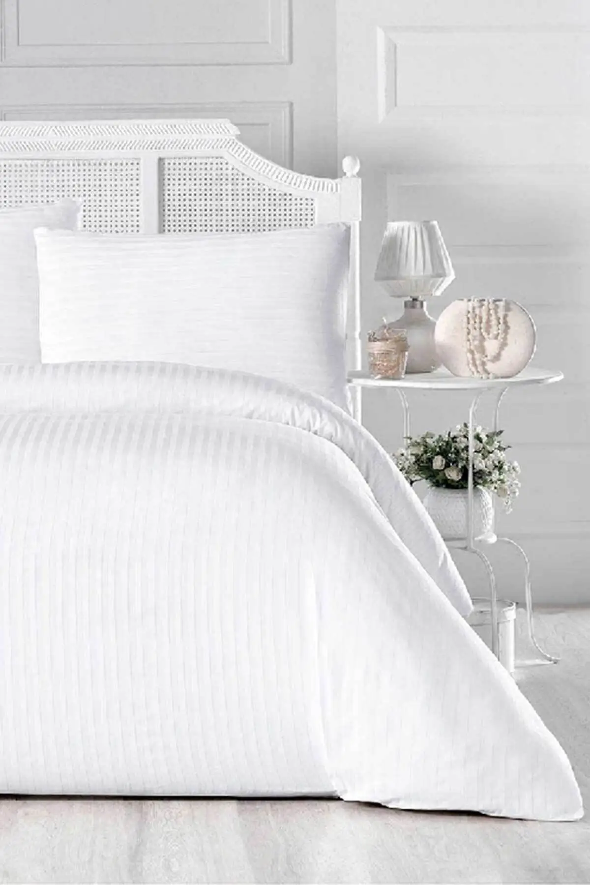 

Hotel Cotton Satin White Double Duvet Set Cotton 200x220 Without Tires Single Size Bedroom Textile Home & Furniture