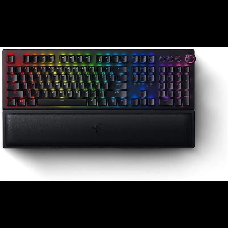 Razer BlackWidow V3 Pro Mechanical Wireless Gaming Keyboard: Green Mechanical Switches - Tactile & Clicky - Chroma RGB Lighting