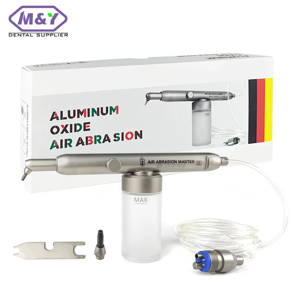 Dental Aluminum Oxide Micro Blaster Interface Microetcher Alumina Sandblasting Gun Air Abrasion Polisher 2/4hole Dentistry Tools