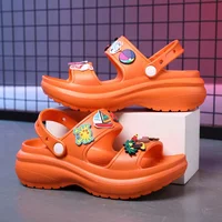 Sandals for Women 2023 Korean Wedge Platform High Heels Ladies Shoes Outdoor Beach Peep Toe Non-slip Sandalias De Mujer - Image 3