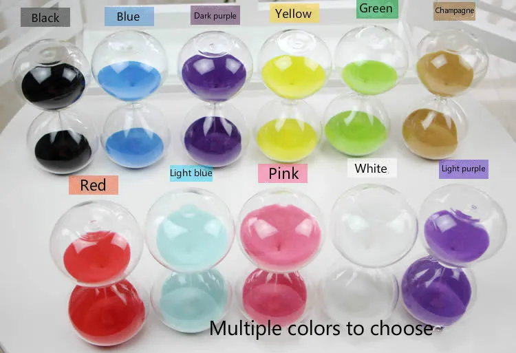 5/15/30/60 Min Creative Colored Sand Glass Hourglass Modern Minimalist Home Decoration Crafts Gift Desktop Ornament Office Timer sand timer liquid hourglass timer colored hourglass