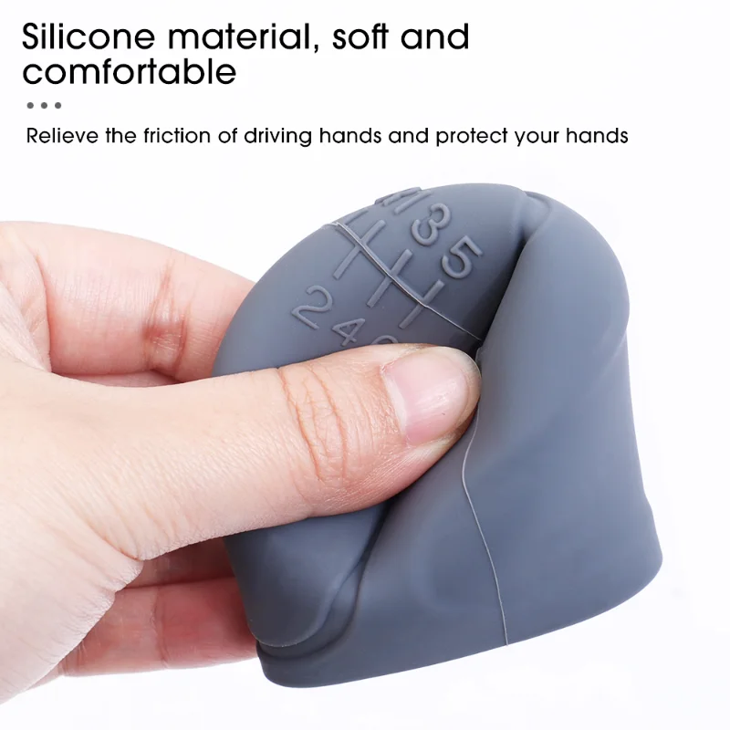 Silicone Non-Slip Gear Shift Grip Cover