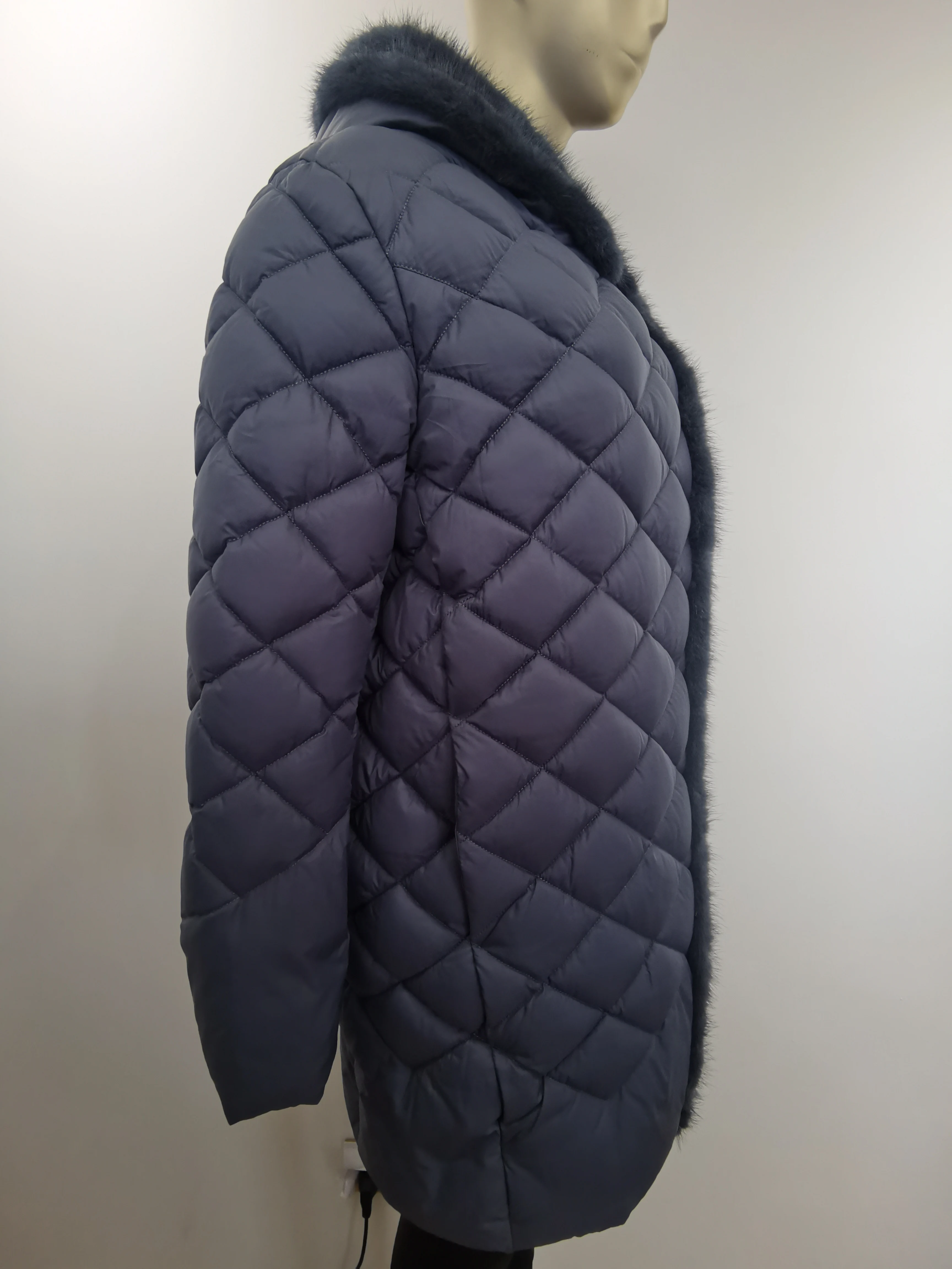 VERALBA Women's Long Down Jacket With Fur Collar Hat Fashion Warm Design Clothing 2022 2023 the Latest Coat Puffer Female Winter