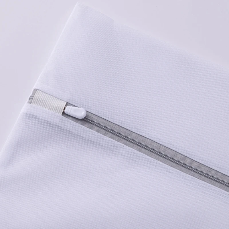 1PC S/M/L/XL Zippered Mesh Wash Bags Reusable Coarse Net Foldable Thicken Laundry Bags For Underwear Washing Machines Bra Bag 5