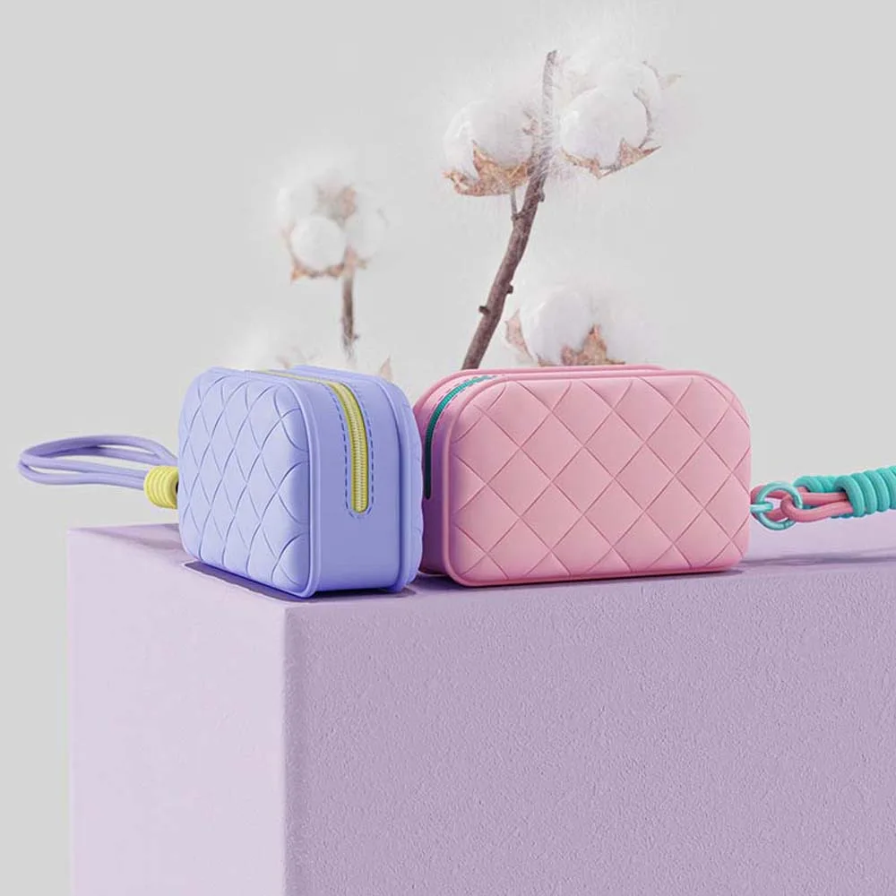 

Waterproof Silicone Cosmetic Bag Korean Style Toiletries Organizer Travel Wash Bag Square Handbag Makeup Pouch Bag Outdoor