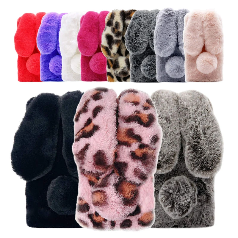 meizu phone case with stones craft Rabbit Leopard Fur Warm Soft Case for Meizu C9 Pro M9C C9 Cover For Meizu M5 M5s M6 Note 8 9 U10 U20 M5C M6T M6S Fashion Case cases for meizu back