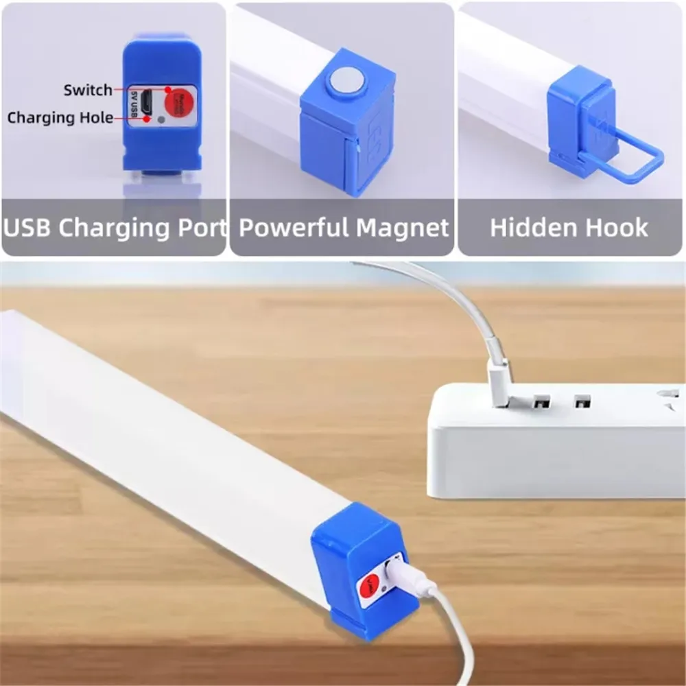 Multi-function LED Emergency Lights USB Rechargeable 5V 20W 40W 60W for Home Power Failure Work Fill Light Outdoor Camping Lamp